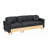 86.61" Technology Cloth Sofa