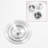 32" L X 20" W Double Basin Farmhouse Kitchen Sink With Basket Strainer