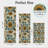 Sunflower Pattern Non-Slip Washable Kitchen Mats