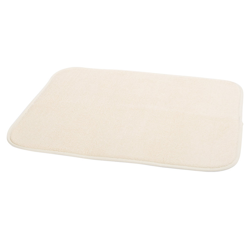 Microfiber Drying Mat 16x18 - Gray, Ivory