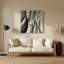 Art mural gris anthracite gris diagonal-1726920576