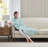 Oversized Faux Fur Throw, Aqua-114400281