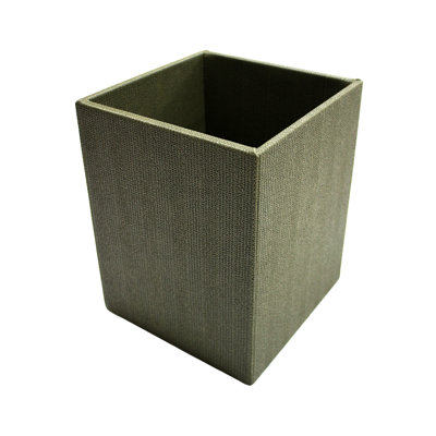 Bornaman Leather / Faux Leather Open Kitchen Trash Can - 7L