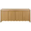 Buffet en bois 4 portes Rhylee