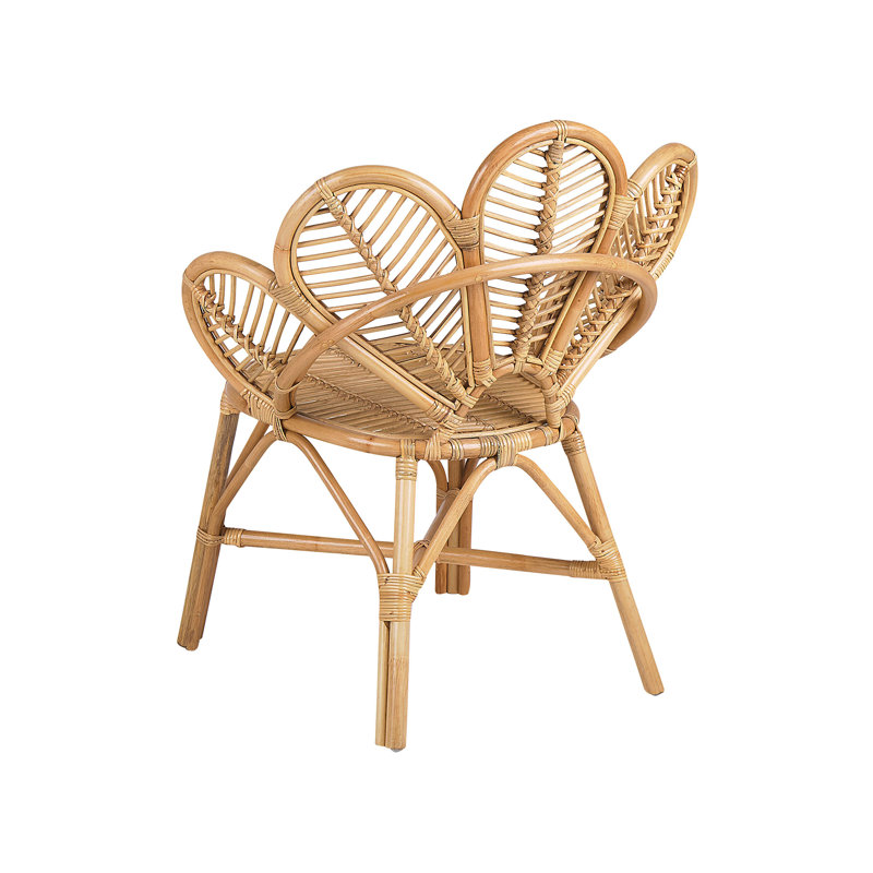 Tooleville Rattan Peacock Chair Natural FLORENTINE II