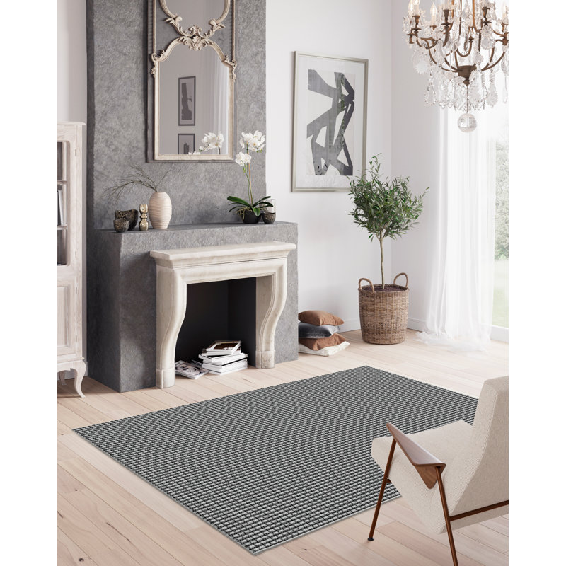 Cersten Solid Colour Indoor / Outdoor Area Rug, Rectangle 80 x 150cm