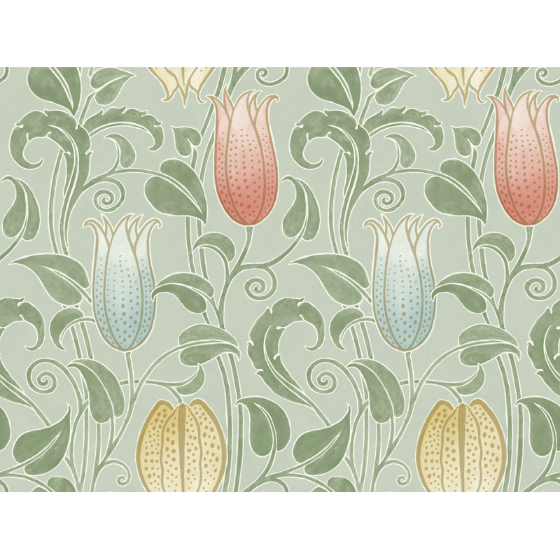 Floral Roll, Sage