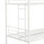 Lit superposé simple au-dessus d'un lit simple en métal robuste avec assemblage facile et conception peu encombrante pour les chambres modernes-1739726281