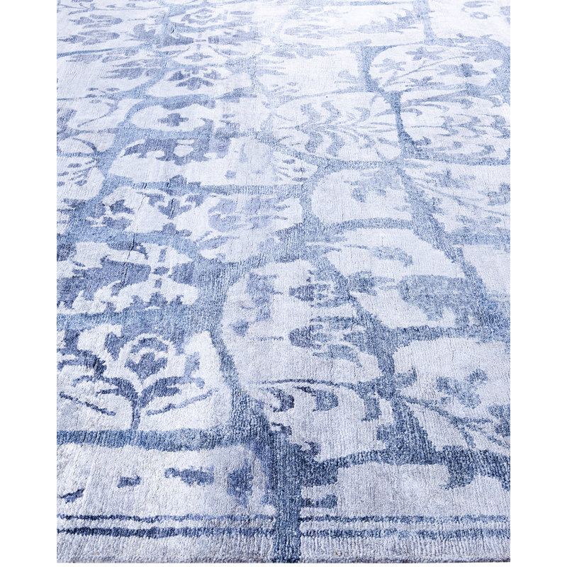 Overdyed One-of-a-Kind Rectangle 8'2" X 10'2" Hand Knotted Area Rug