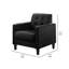 Chaise avec accoudoirs touffetée de 27,5 po Dayshaun-1441155373