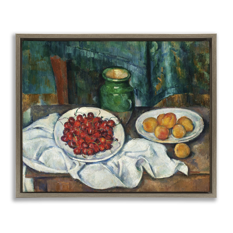Art mural classique sur toile flottante, nature morte par one1000paintings, Cadre flottant orme Montalcino, H 25 po x l 31 po