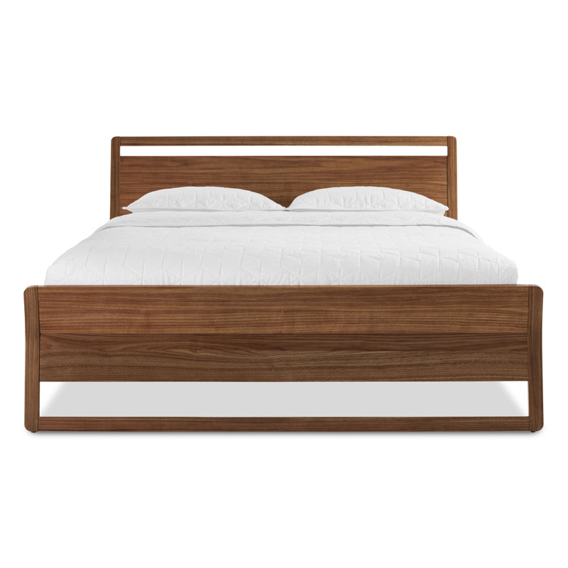 Woodrow Platform Bed, Queen, Walnut