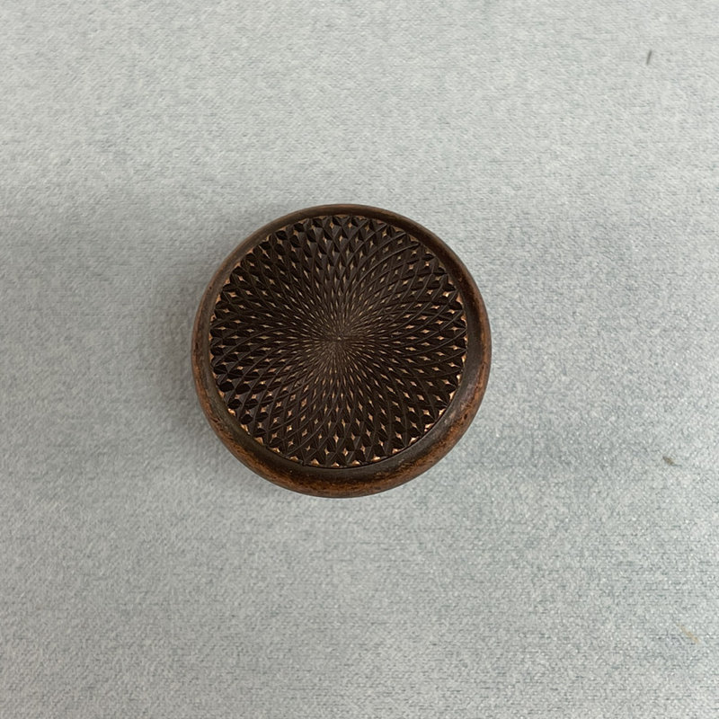 (Paquet de 5) Anitque à bouton 1 1/4 po Avante Diamond, Cuivre antique