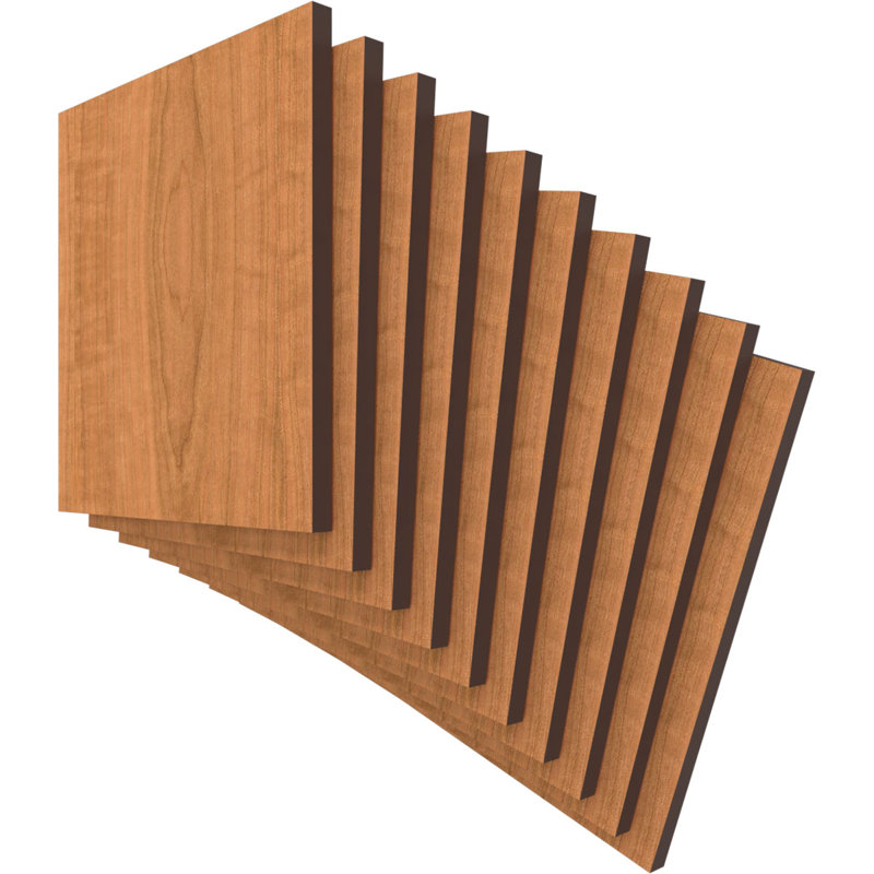 Planches en bois, Cerisier, H 7,75 po x l 7,75 po x P 0,38 po