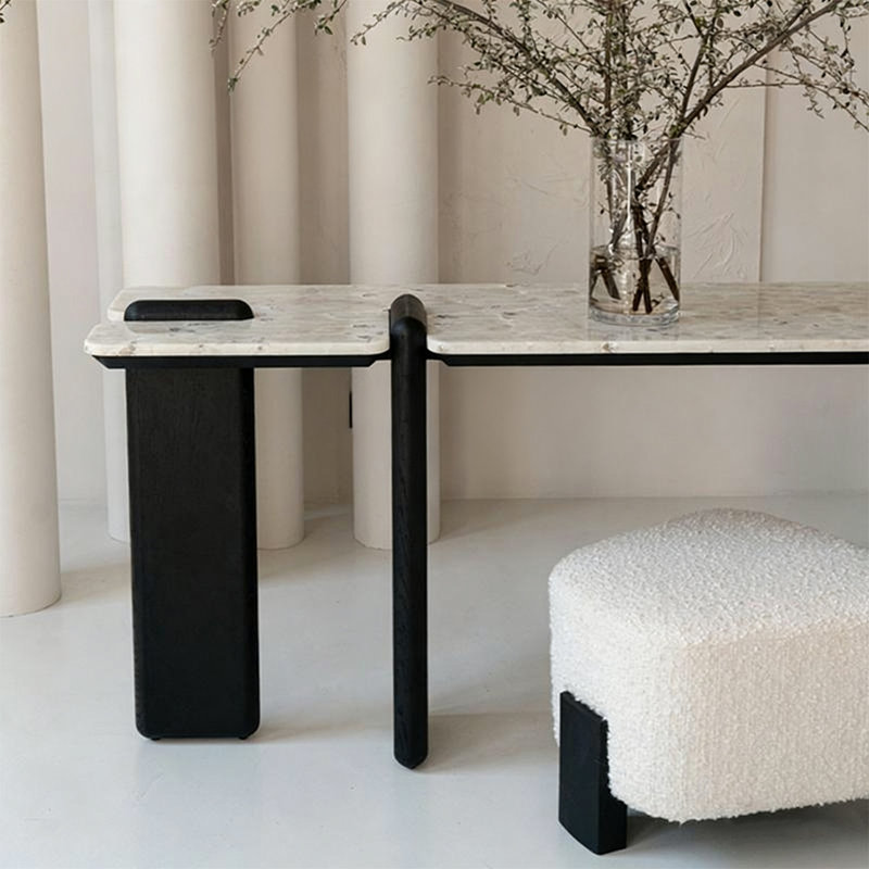Console Modern Minimalist Art Design, H 31,5 po x l 78,74 po x P 15,75 po