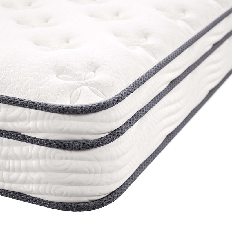 Modway Jenna Innerspring and Foam Mattress, King, 8"
