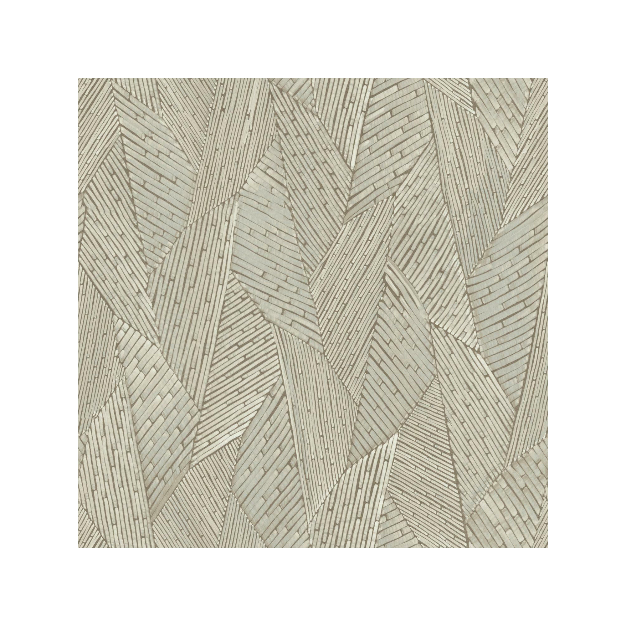 Peel & Stick Geometric Roll, Brown/Taupe