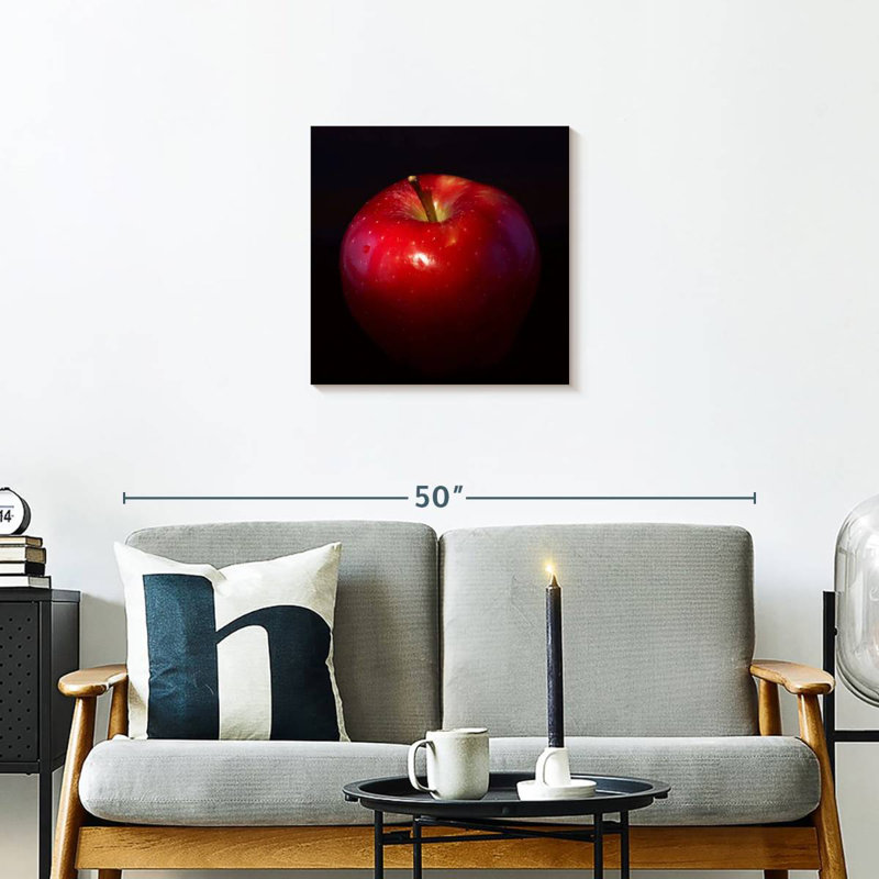 Pomme rouge brillante Yarlin, H 20 po x l 20 po