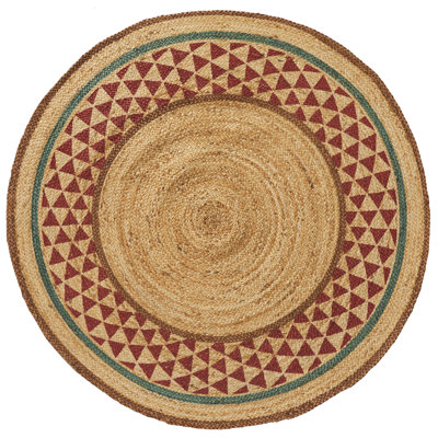 Hand Braided Jute Area Rug - Della