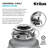 KRAUS Wasteguard High-Speed 1 HP Continuous Feed Ultra-Quiet Motor Garbage Disposal With Power Cord And Flange Included And Universal Mount, KWD200-100MGR