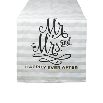 Mr. and Mrs. Table Runner