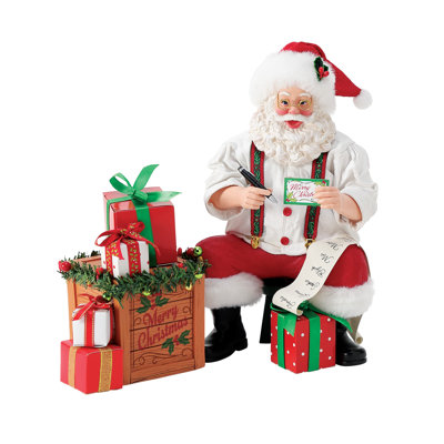 Possible Dreams Christmas Traditions Santa Gifts for You 2-Piece Figurine Set 8.5 Inch