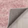 Papastamelos Basics Emerson Plain Textured Pink Shag Area Rug