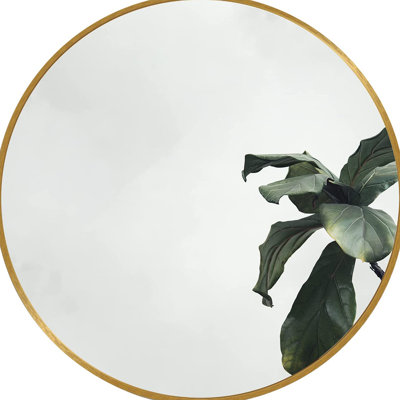20 Inch Metal Round Bathroom Mirror