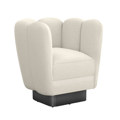 Gallery Upholstered Swivel Barrel Chair