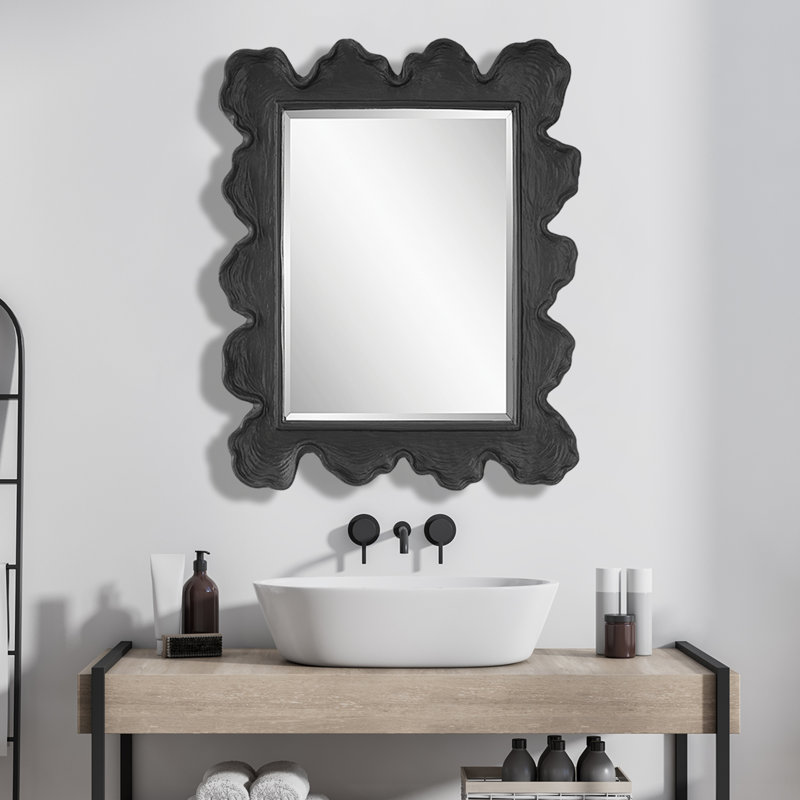 Miroir d'appoint Ardis, Noir