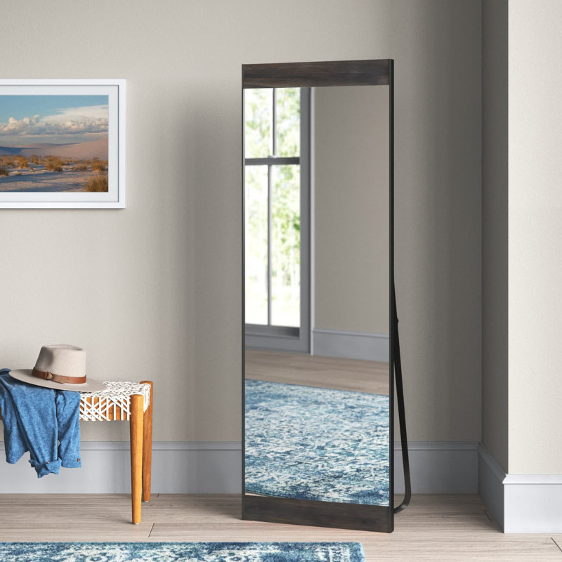 Miroir pleine longueur Missiah, Brun foncé