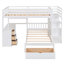 Lit superposé avec bureau, tiroirs et tablettes-1723712012