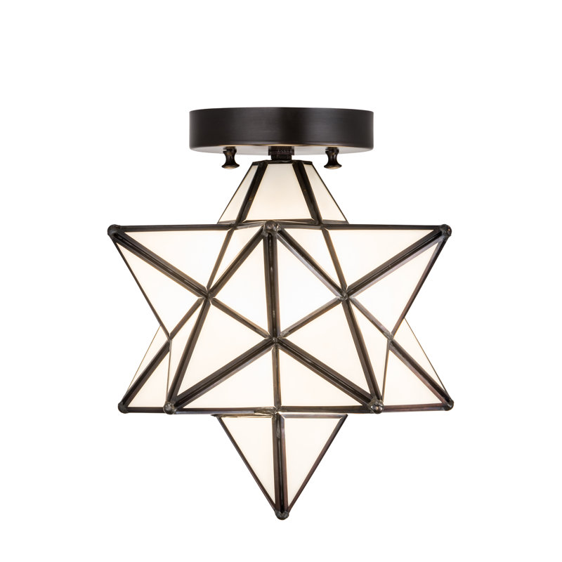 1 - Light Semi Flush Mount