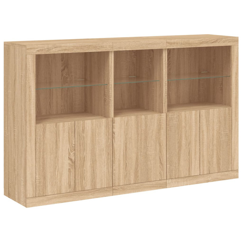 Azilda 162cm Sideboard, Sonoma Oak