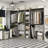 Selestina 110'' Closet System with Wooden Drawers-1234567020