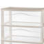 Chariot de rangement large à 3 tiroirs Sterilite, organisation en plastique, gris, paquet de 3