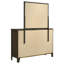 Commode 6 tiroirs Lise cacao foncé