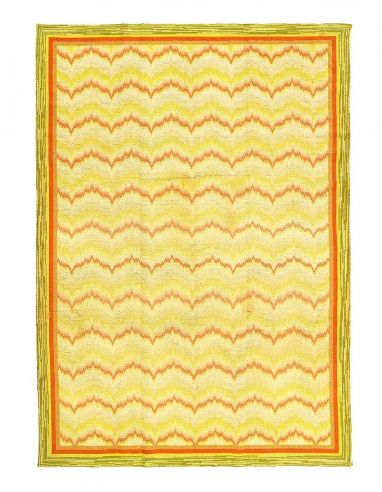 Gundega One-of-a-Kind 8'11'' X 6'3'' Hand Knotted Area Rug