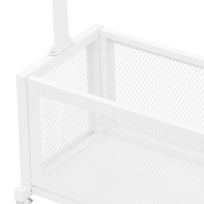 Support de rangement en métal 9 couches, Blanc
