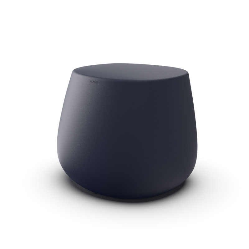 Tabouret bas en pierre, Bleu