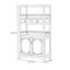 Buffet multifonctionnel en bois massif