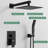 Rain Shower Faucet System Set: Rainfall Shower Faucets Sets Complete Shower Combo Set