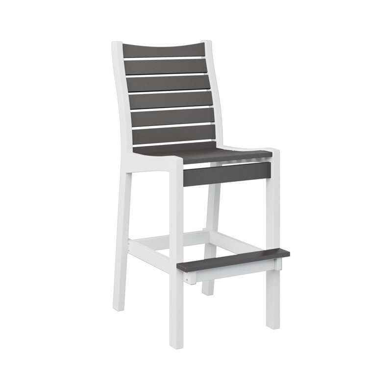 Bristol Bar Chair, Smoke Gray, 30.2"