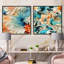 Bagneux - Ensemble de 2 collages floraux et botaniques carrés-101859695-101859694