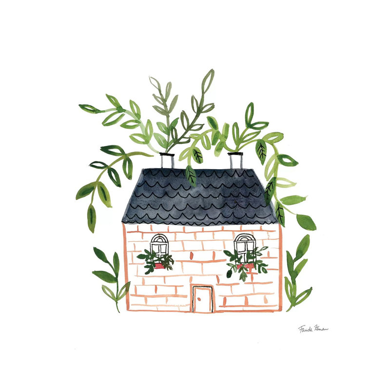 Home Sweet Home by Farida Zaman - Wrapped Canvas Print, 30.48 cm H x 30.48 cm W