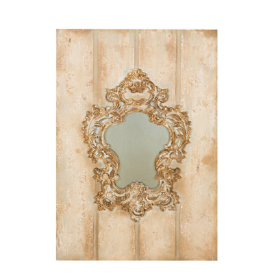 Vienna Baroque Wood Wall Mirror