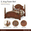 Villa Valencia Solid Wood Bed-81840551