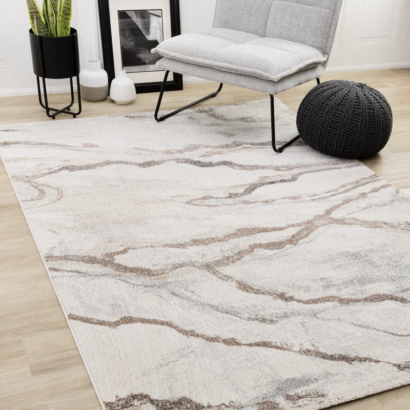 Dharamvir Abstract Area Rug, Rectangle 7'10" x 11'2"
