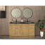 Meuble-lavabo autoportant 59 po Monterey + lavabo double en acrylique renforcé noir-537253612