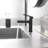 Single-Hole Single-handle Bathroom Faucet with Drain Assembly-87349270